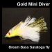 FLY - 4 Mini Diver Yellow/White Gold Flash